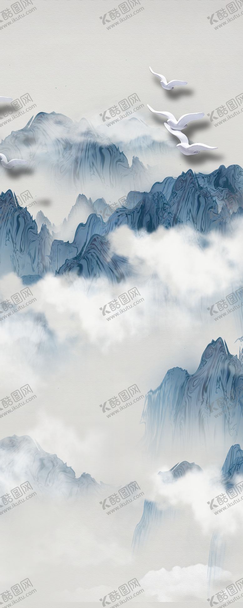 编号：28983509262006204887【酷图网】源文件下载-水墨装饰画