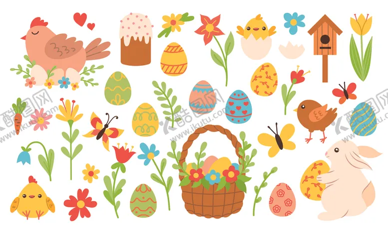 编号：96142404041500462573【酷图网】源文件下载-春日卡通素材