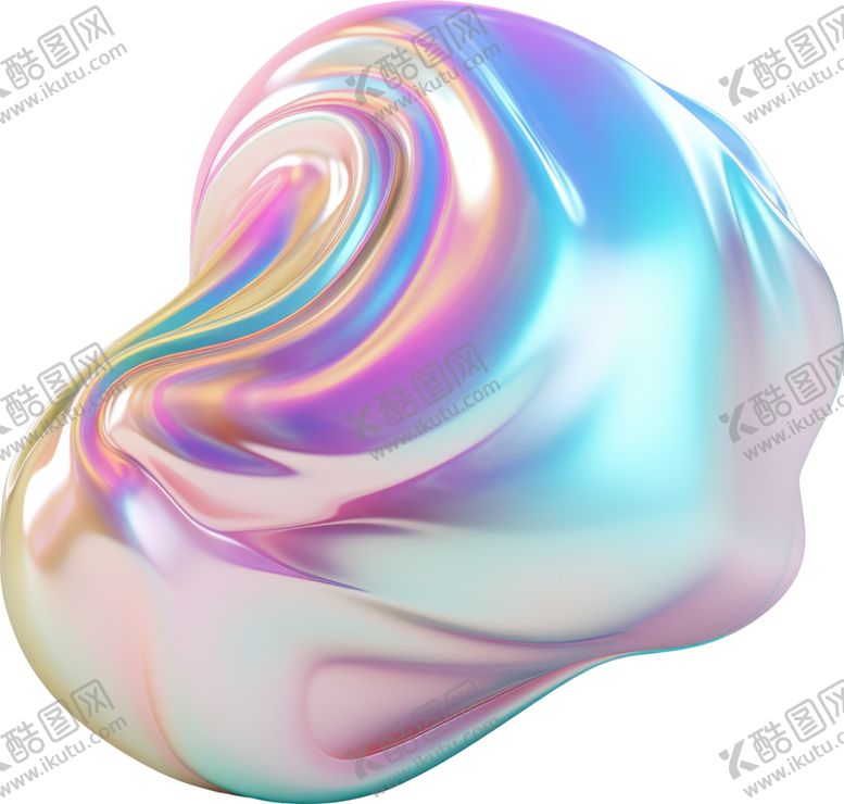 编号：68928301240423492530【酷图网】源文件下载-糖果色金属虹彩图形