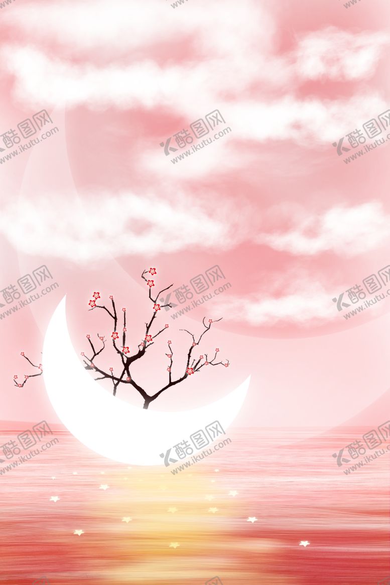 编号：31789309132218183389【酷图网】源文件下载-梦幻插画卡通风景插画