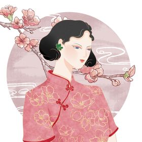国潮人物手绘