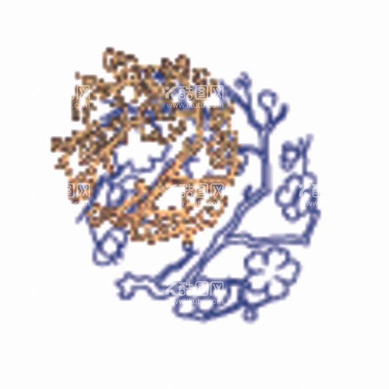 编号：54002612030002198894【酷图网】源文件下载-青花纹样