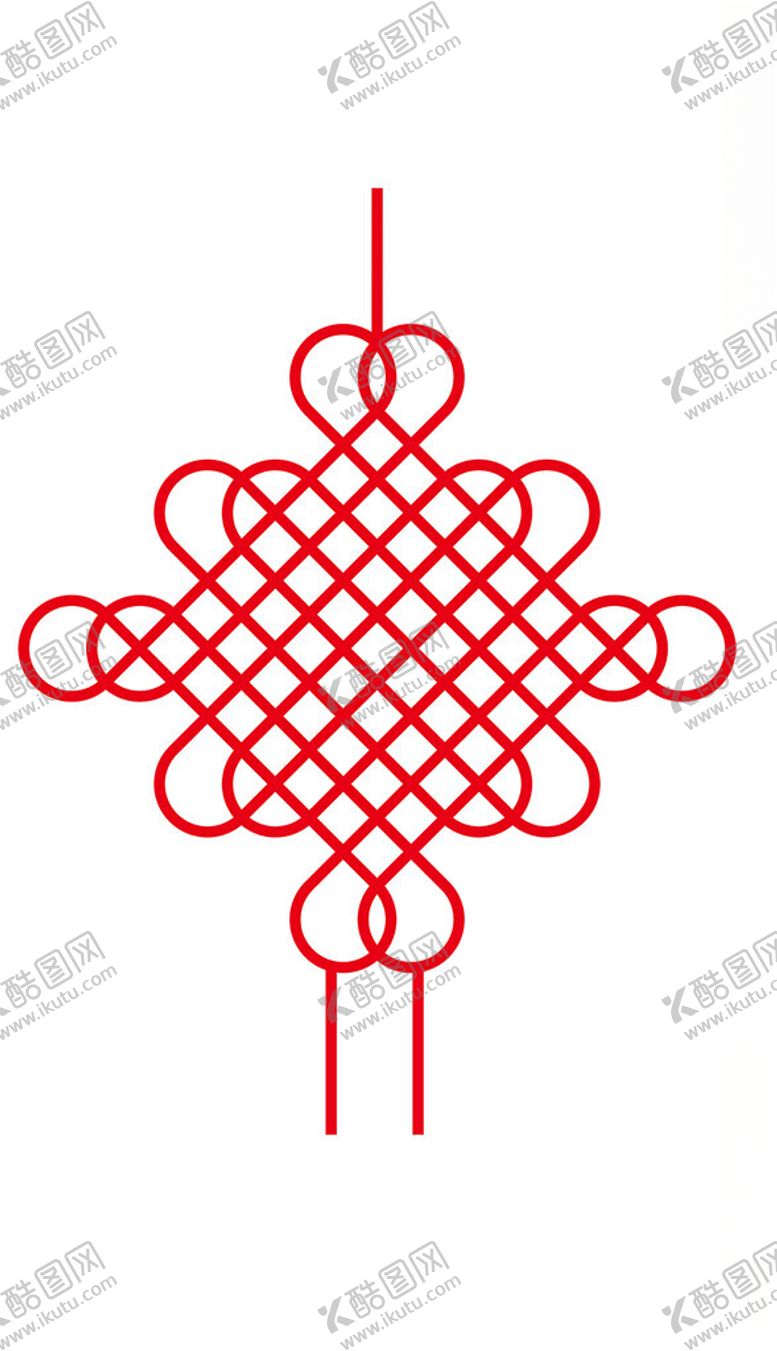 编号：75280202080210483643【酷图网】源文件下载-红色中国风元素矢量中国结