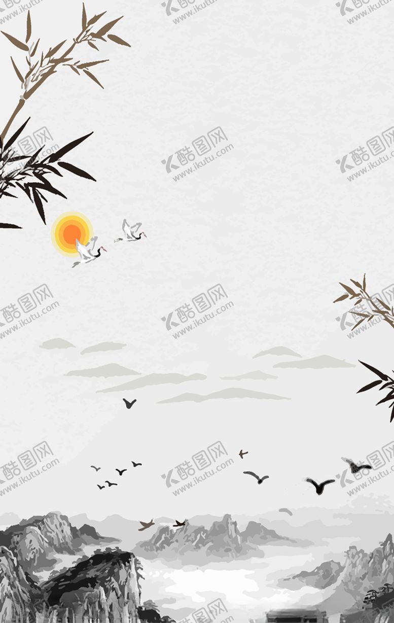 编号：90834707041135036097【酷图网】源文件下载-国画元素