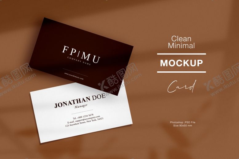 编号：54926310011538395162【酷图网】源文件下载-名片样机