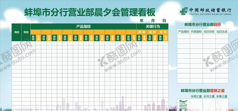 编号：25336006241529519668【酷图网】源文件下载-邮储银行管理展板
