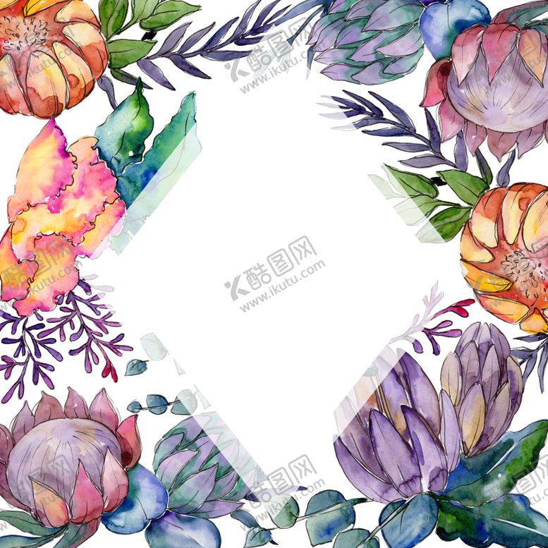 编号：33305409150018405210【酷图网】源文件下载-植物边框