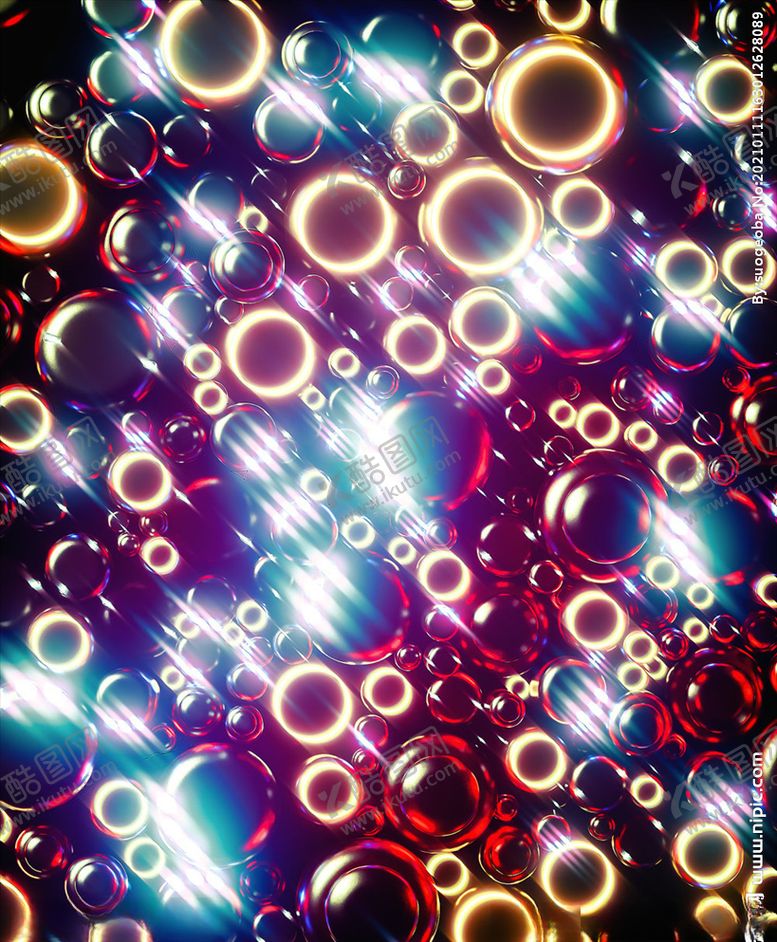 编号：41531509271144236650【酷图网】源文件下载-C4D模型泡泡泡沫