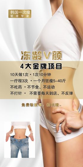 减肥海报