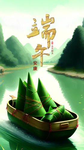 端午节广告X展架展板模板