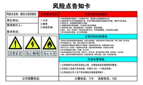 风险告知卡