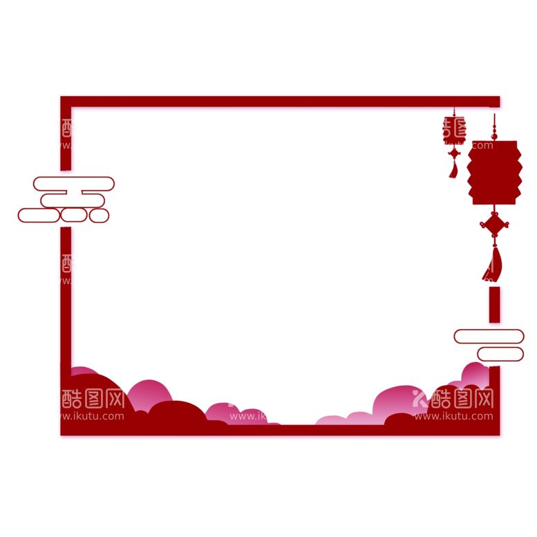 编号：13603603211830352656【酷图网】源文件下载-灯笼边框