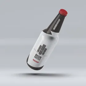 瓶体样机应用效果图智能贴图包装智能模板透视效果图