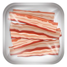 肉制品类卡通手绘禽畜类