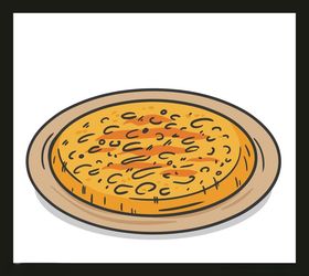 手绘美食佳肴素材中餐