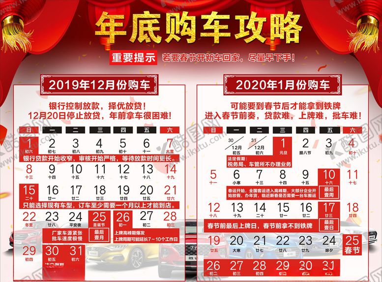 编号：40217009160143393132【酷图网】源文件下载-年底购车攻略