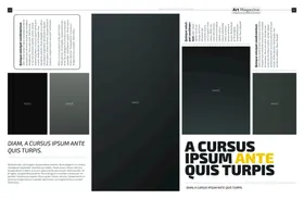 英文画册简约艺术ART品牌设计psd素材版式模板集团设计