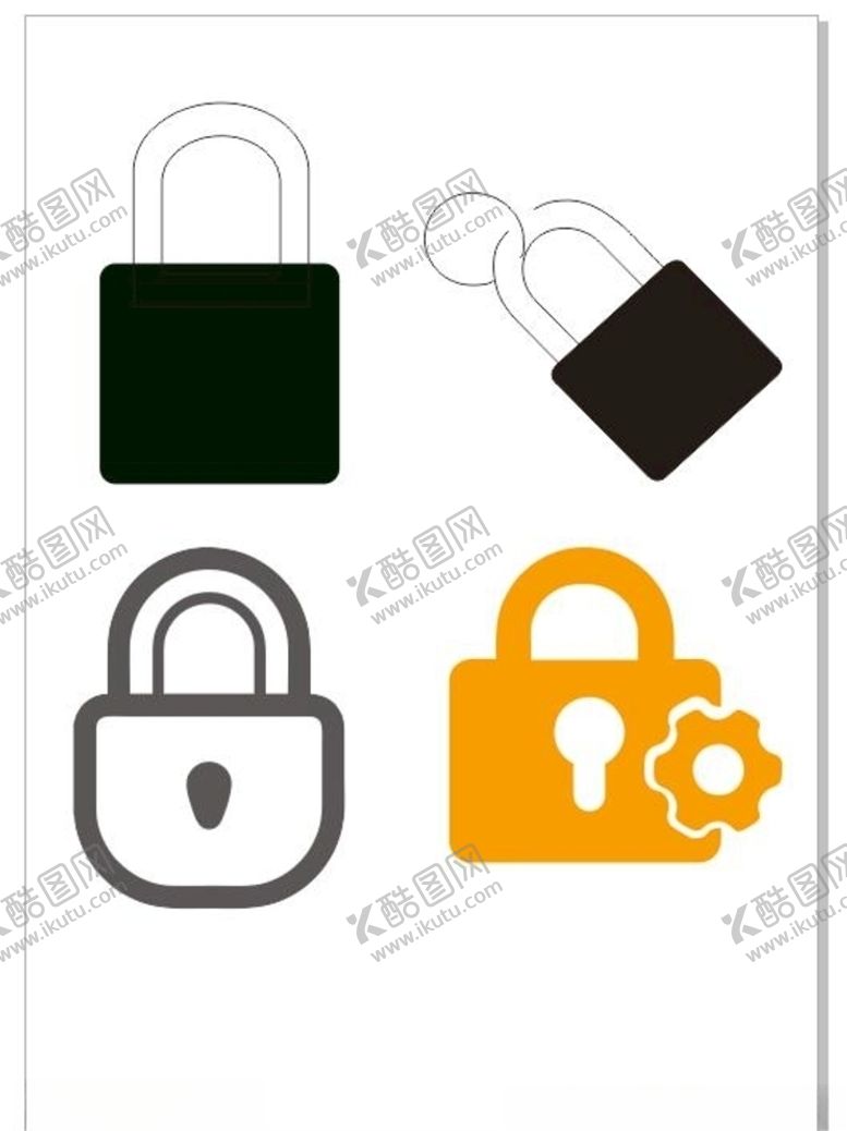 编号：26026305020226572938【酷图网】源文件下载-各种不同锁