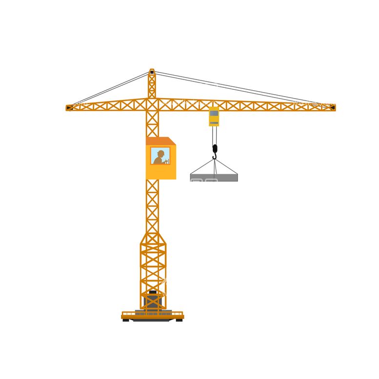 编号：47510710182013246639【酷图网】源文件下载-卡通起吊车