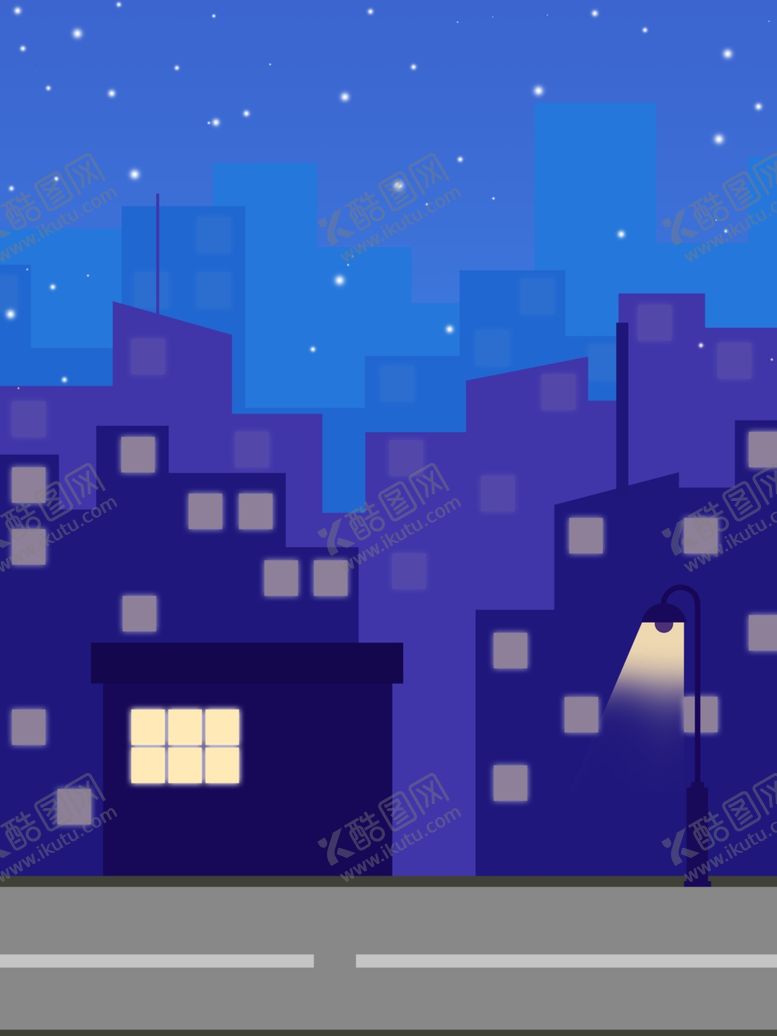 编号：27649809151700221954【酷图网】源文件下载-手绘卡通城市剪影