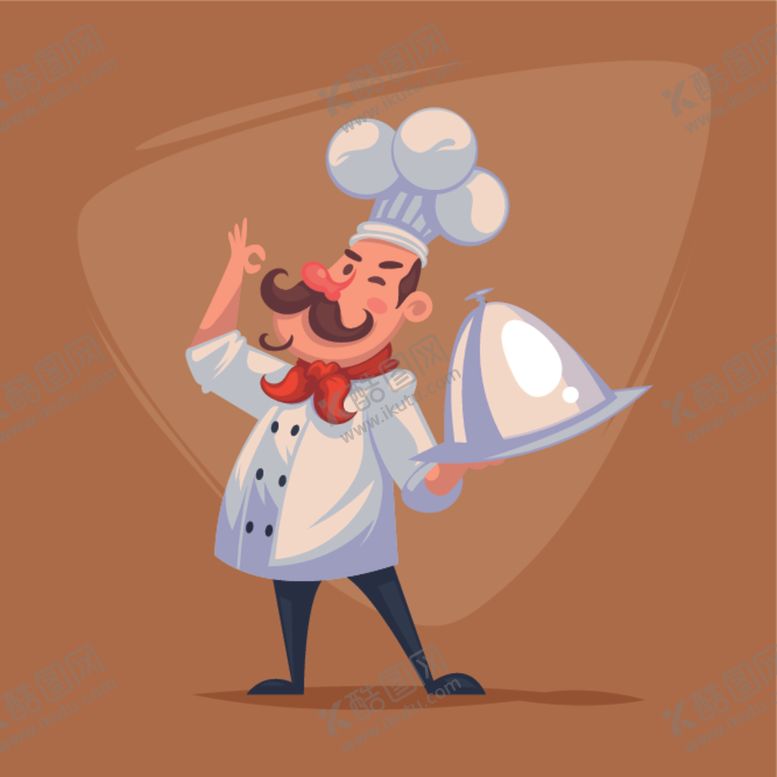 编号：97480110162052038920【酷图网】源文件下载-矢量厨师