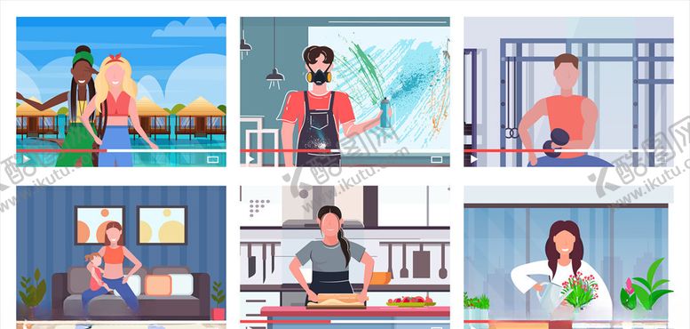 编号：13404510032029311302【酷图网】源文件下载-卡通人物