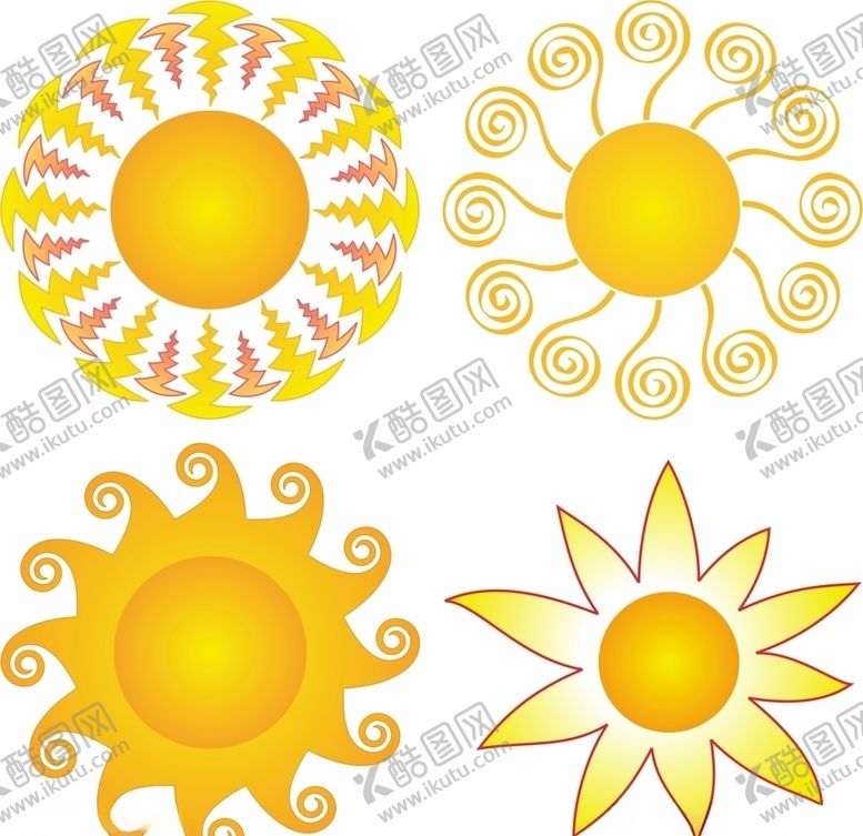 编号：67471705091850136027【酷图网】源文件下载-卡通太阳