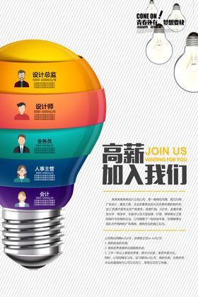 招聘海报高端网络DM展架