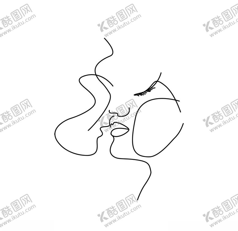 编号：50513905181223428951【酷图网】源文件下载-婚礼线条logo7