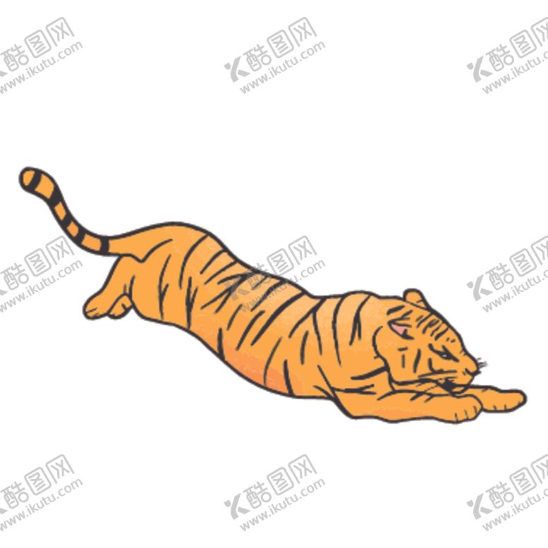 编号：93936810231234007269【酷图网】源文件下载-创意老虎插画图案