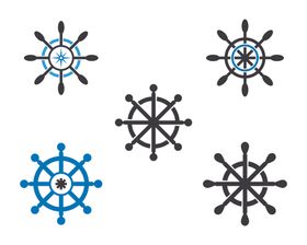 图标纸巾回形针线条icon简洁