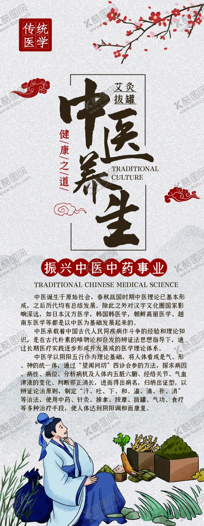 编号：13292106290703486912【酷图网】源文件下载-中医养生图片中医养生展架