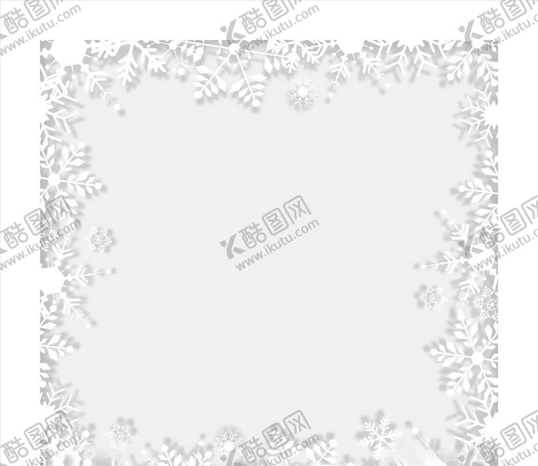 编号：15338605181139389596【酷图网】源文件下载-框架冬天有白色雪花