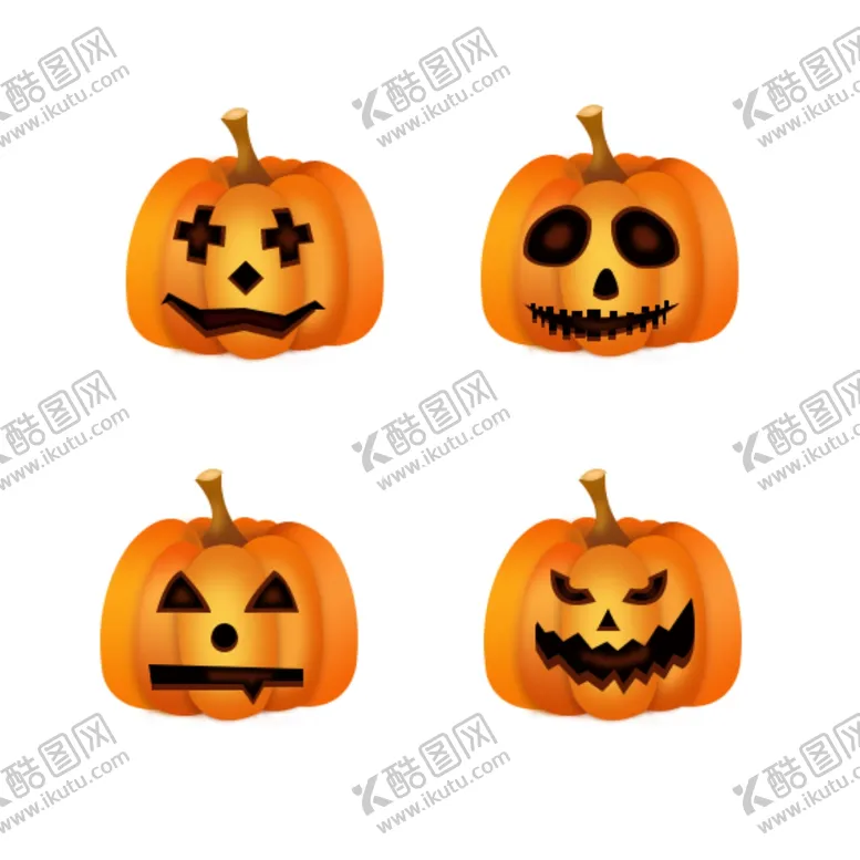 编号：63164006260549326971【酷图网】源文件下载-万圣节南瓜表情包