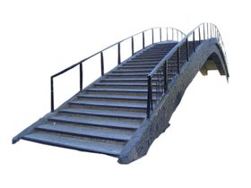 人物素材城市元素桥公园
