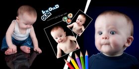 璀璨星光儿童通用相册PSD模板