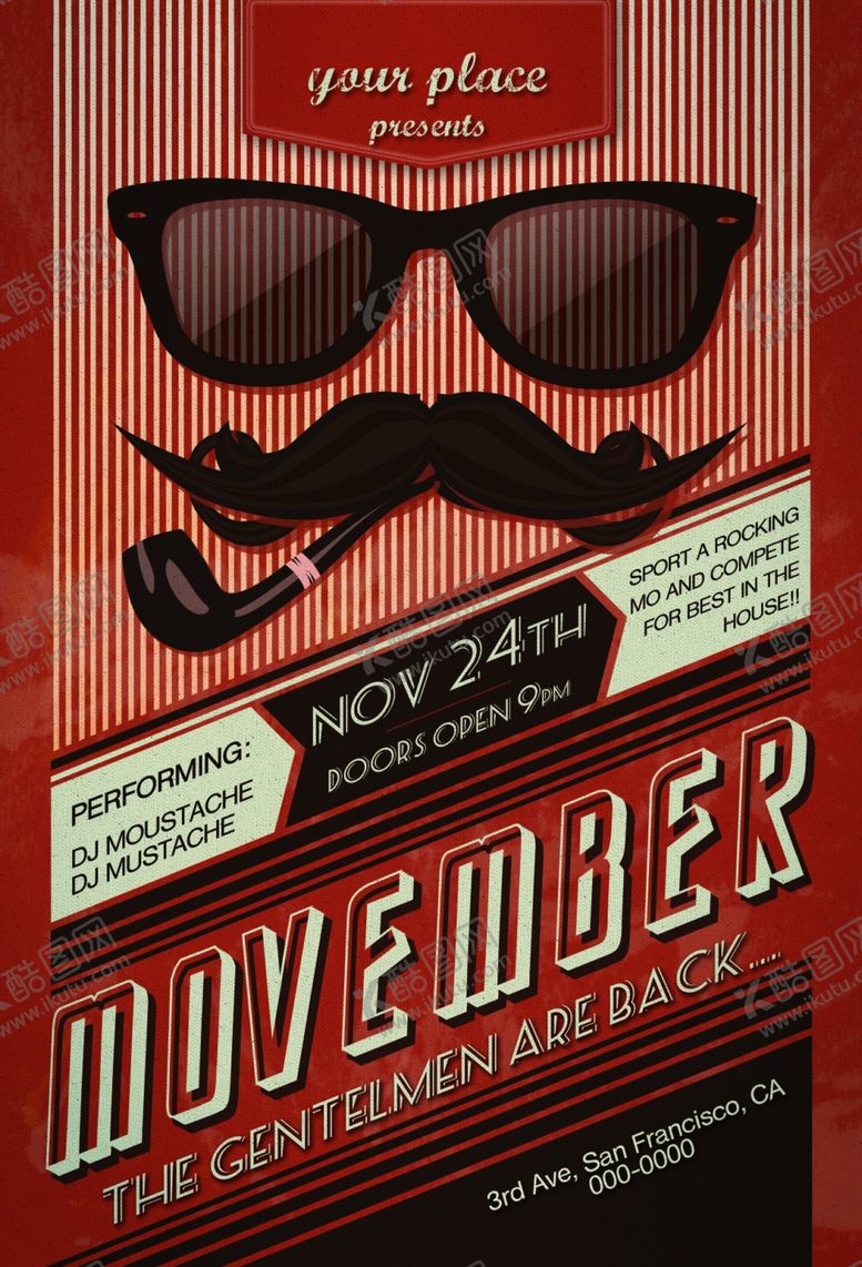 编号：26958810281528476277【酷图网】源文件下载-音乐酒吧海报图片