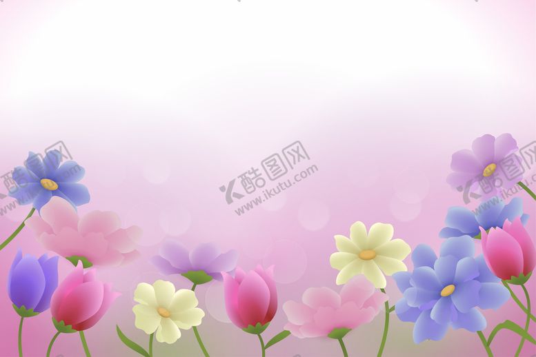 编号：43079110041954348624【酷图网】源文件下载-矢量花卉背景 
