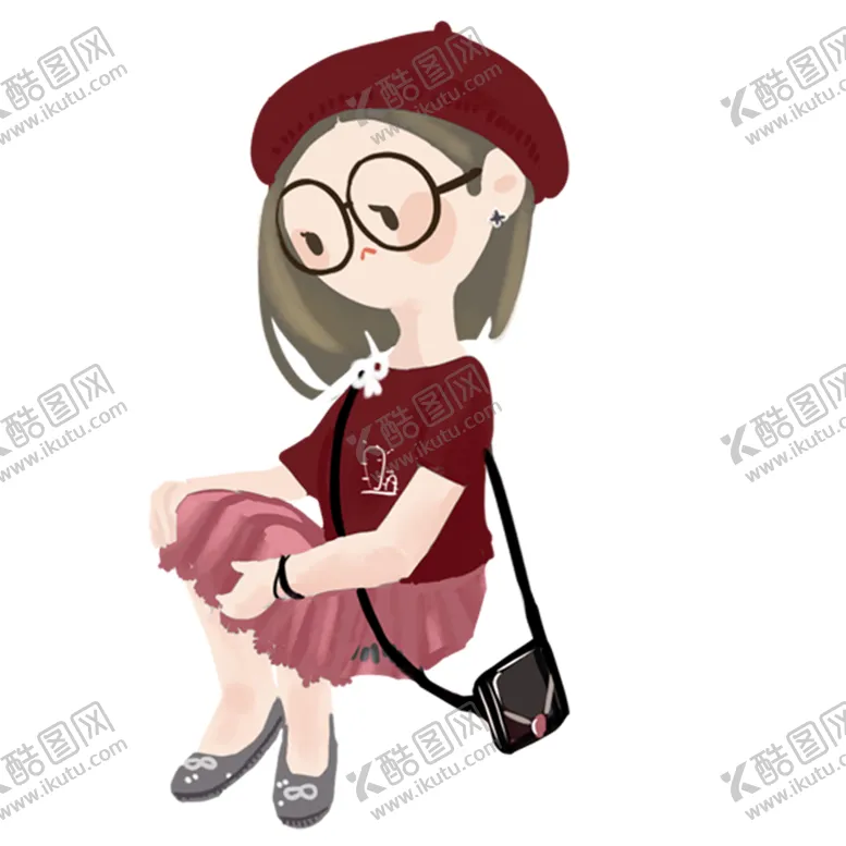 编号：13997103261431194189【酷图网】源文件下载-卡通手绘女孩