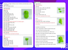 恐龙编织物说明书DM