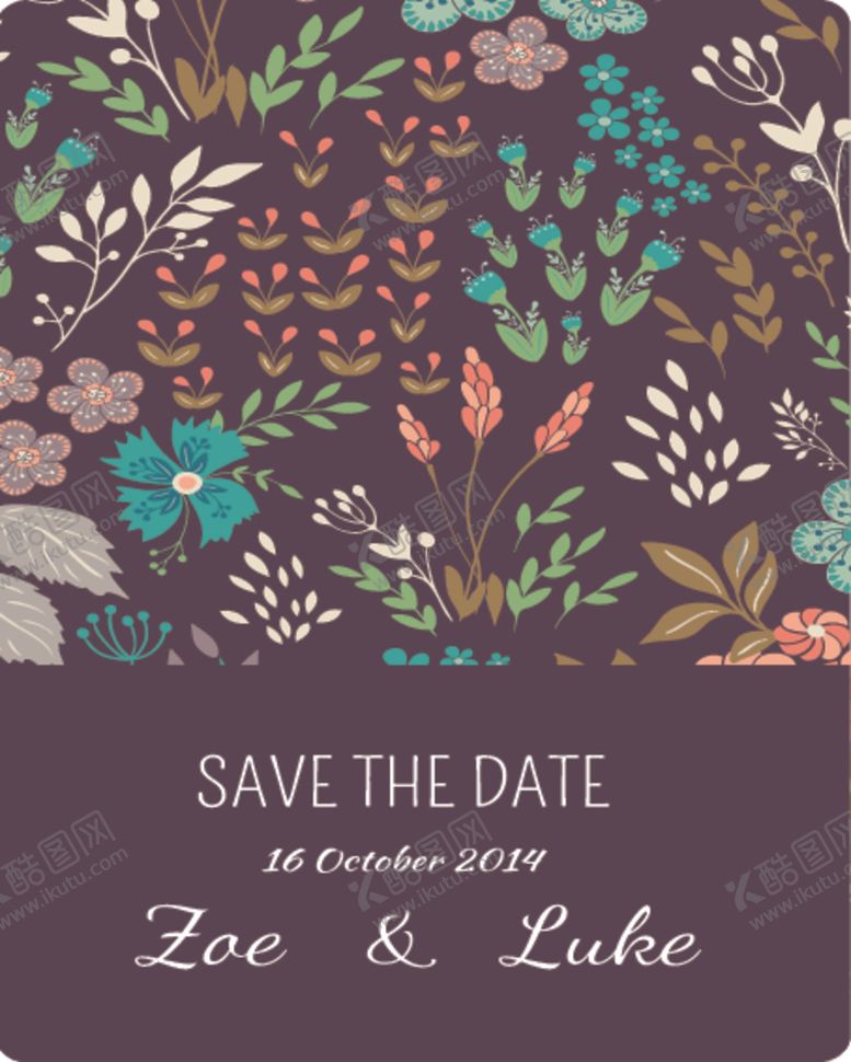 编号：23728409131950096203【酷图网】源文件下载-北欧创意森系花纹图案