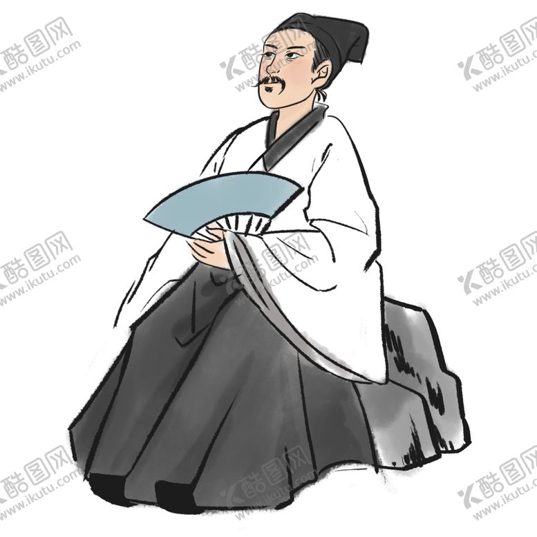 编号：58676910060055458123【酷图网】源文件下载-国学人物插画
