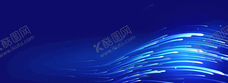 编号：64934001270211396426【酷图网】源文件下载-蓝色科技光速线条背景