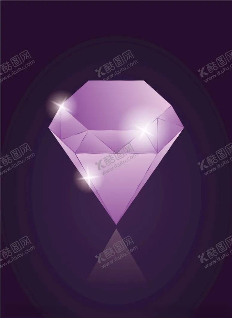 编号：99278205130452142878【酷图网】源文件下载-矢量钻石紫钻石