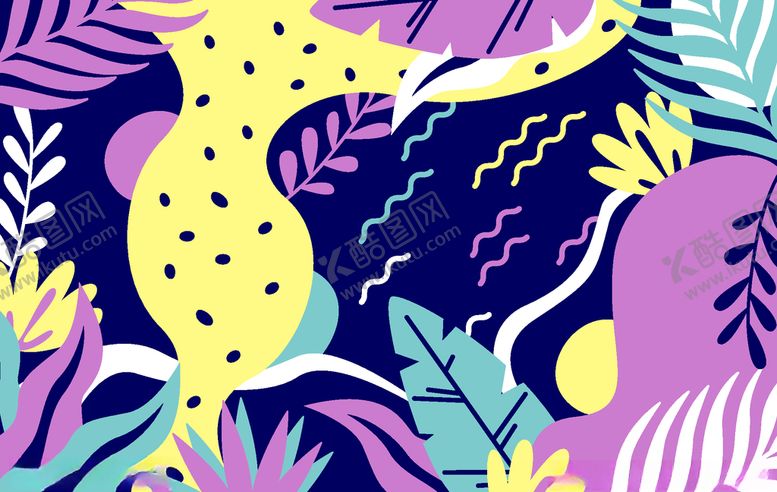 编号：66163410311656455436【酷图网】源文件下载-叶子背景