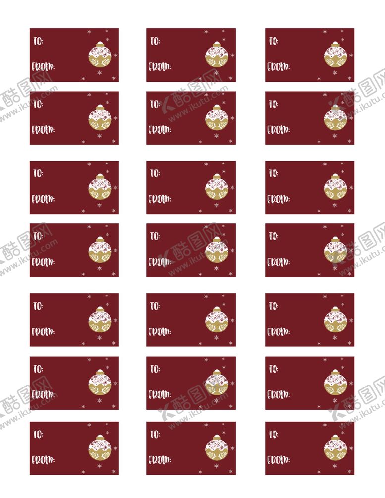 编号：14484209150658246540【酷图网】源文件下载-圣诞节标签设计