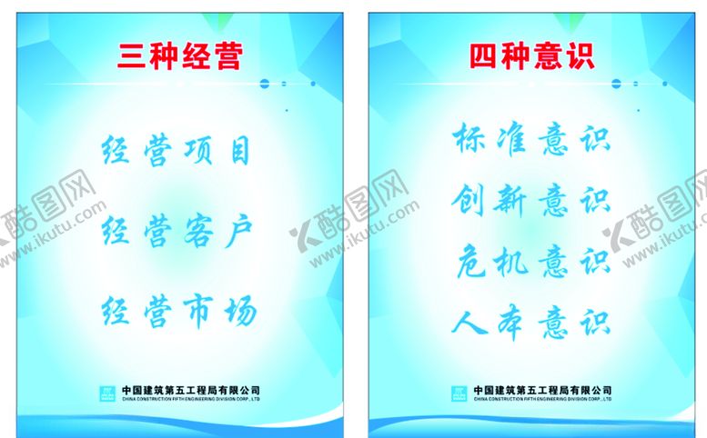 编号：41707205090427376465【酷图网】源文件下载-三种经营四种意识五局