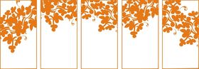 硅藻泥花纹花框中式