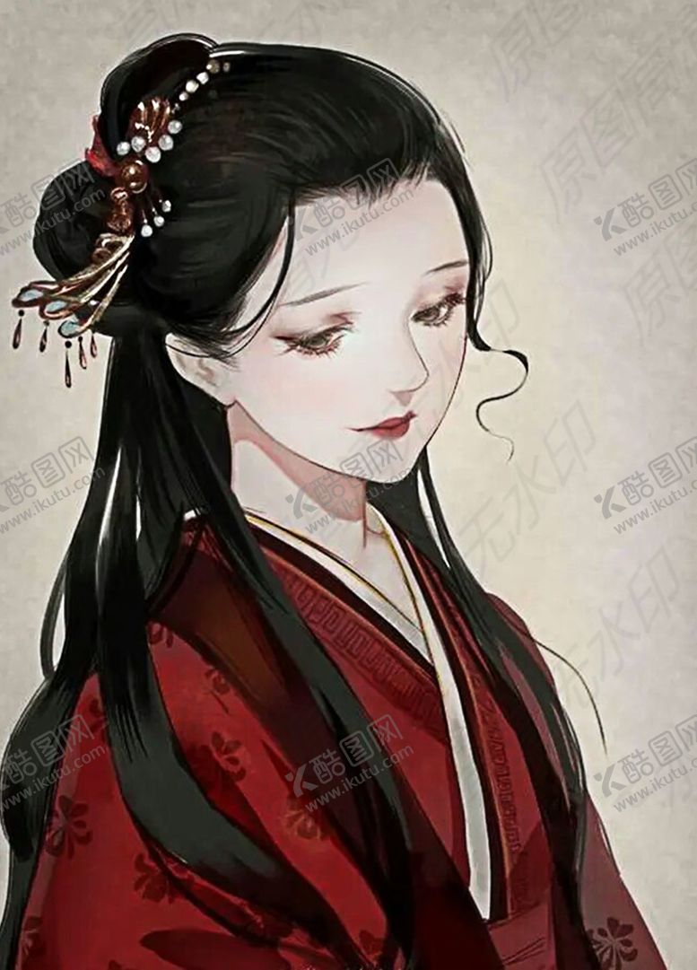 编号：91089205131637331356【酷图网】源文件下载-古风淑女