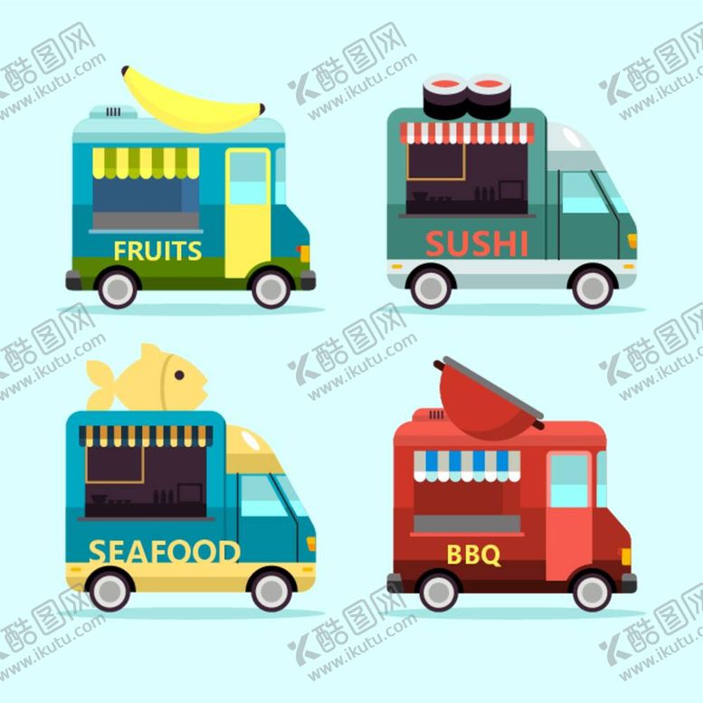 编号：87641812041407014441【酷图网】源文件下载-汽车卡通插画